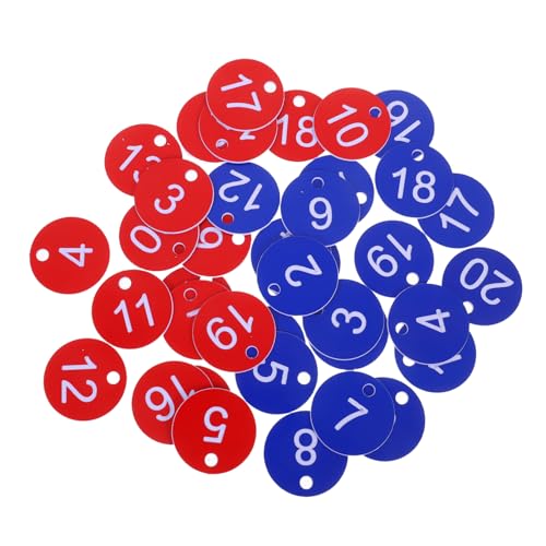 Gatuida 40 Stück Runde Metall Tags für Organisierte Aufbewahrung Schränken und Schließfächern und Langlebig Gatuida 40 Stück Runde Metall Tags für Organisierte Aufbewahrung Schränken und Schließfächern und Langlebig von Gatuida