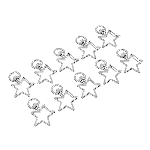 Gatuida 40 Stück Schlüsselring Karabinerhaken Drehbare Karabinerhaken Sternform Klauen Drehverschluss Sternkarabiner Stern Schlüsselclip Gebogene Form Großer Stern Gatuida 40 Stück Schlüsselring Karabinerhaken Drehbare Karabinerhaken Sternform Klauen Drehverschluss Sternkarabiner Stern Schlüsselclip Gebogene Form Großer Stern von Gatuida