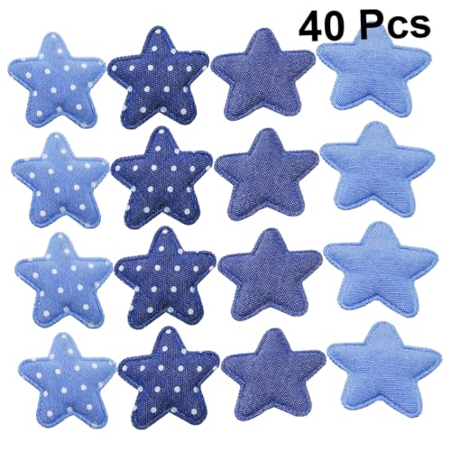 Gatuida 40 Stück Teiliges Denim Flicken Stern Applikationen zum Aufbügeln Robuste Stoffpatches für DIY Kleidung Rucksäcke Schuhe Reparatur und Individuelle Gestaltung Zufällige Farbe Gatuida 40 Stück Teiliges Denim Flicken Stern Applikationen zum Aufbügeln Robuste Stoffpatches für DIY Kleidung Rucksäcke Schuhe Reparatur und Individuelle Gestaltung Zufällige Farbe von Gatuida