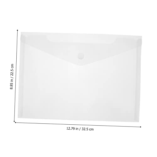 Gatuida 40 Stück Teiliges Dokumententaschen mit Druckknopf Transparente Wiederverwendbare Organizer für Büro und Schule Wasserdichte Kunststoff Faltmappe zur Sicheren Aufbewahrung von Gatuida 40 Stück Teiliges Dokumententaschen mit Druckknopf Transparente Wiederverwendbare Organizer für Büro und Schule Wasserdichte Kunststoff Faltmappe zur Sicheren Aufbewahrung von von Gatuida