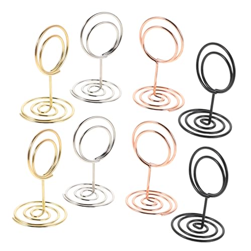 Gatuida 40 Stück Teiliges Runde Metallkartenhalter Stabile Mini Kartenständer für Hochzeiten Partys Büro Vielseitige Elegante Tischkarten und Fotohalter mit Sicherem Halt Gatuida 40 Stück Teiliges Runde Metallkartenhalter Stabile Mini Kartenständer für Hochzeiten Partys Büro Vielseitige Elegante Tischkarten und Fotohalter mit Sicherem Halt von Gatuida