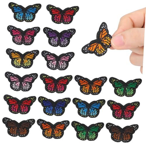 Gatuida 40 Stück Teiliges Schmetterling Stickerei Patches DIY Applikationen zum Aufnähen Bunte Weiche Stoffaufnäher Waschbeständig für Kleidung und Textilreparatur Zufällige Farbe Gatuida 40 Stück Teiliges Schmetterling Stickerei Patches DIY Applikationen zum Aufnähen Bunte Weiche Stoffaufnäher Waschbeständig für Kleidung und Textilreparatur Zufällige Farbe von Gatuida