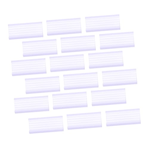 Gatuida 40 Stück Teiliges Transparenter PVC Preisschildhalter mit Bogenform Klarer Etikettenhalter zum Einrasten für Regal Preisanzeige im Supermarkt und Einzelhandel Einfache ohne Gatuida 40 Stück Teiliges Transparenter PVC Preisschildhalter mit Bogenform Klarer Etikettenhalter zum Einrasten für Regal Preisanzeige im Supermarkt und Einzelhandel Einfache ohne von Gatuida