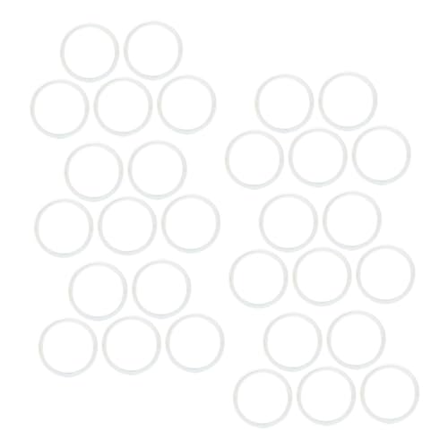 Gatuida 40 Stück Transparente Binder Discs Solide Discbound Erweiterungsscheiben für Lose Blattsysteme Leicht Robust für Planer Notizbücher Büro und Schule Gatuida 40 Stück Transparente Binder Discs Solide Discbound Erweiterungsscheiben für Lose Blattsysteme Leicht Robust für Planer Notizbücher Büro und Schule von Gatuida