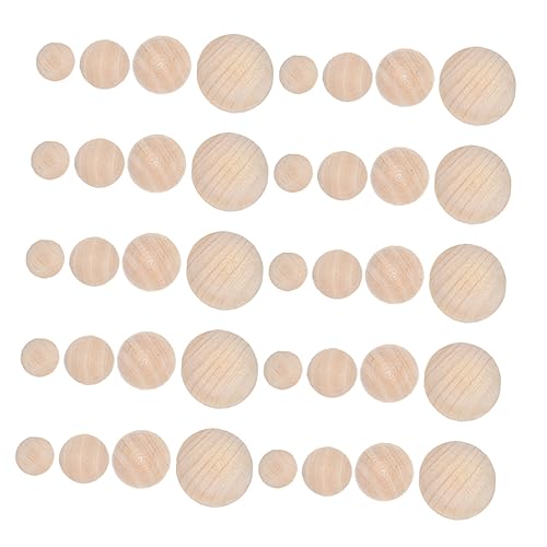 Gatuida 40 Stück Unbehandelte Halbkugel Holzperlen für DIY Bastelarbeiten Natürliche Holzfarbe für Malerei und Kreative Projekte Gatuida 40 Stück Unbehandelte Halbkugel Holzperlen für DIY Bastelarbeiten Natürliche Holzfarbe für Malerei und Kreative Projekte von Gatuida