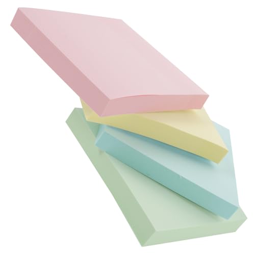 Gatuida 400Stücke Bunte Memo Pads Selbstklebende Notizaufkleber für Schüler und Büro Abreißbar und Repositionierbar für Kreative Aufgabenlisten und von Gatuida