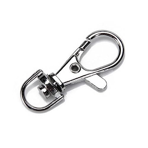 Gatuida 40Stücke Haltbarer Metall Drehaugen Karabinerhaken Schlüsselanhänger Set Silber für DIY Projekte Schlüsselbänder Hundeleinen und Bastelarbeiten Gatuida 40Stücke Haltbarer Metall Drehaugen Karabinerhaken Schlüsselanhänger Set Silber für DIY Projekte Schlüsselbänder Hundeleinen und Bastelarbeiten von Gatuida