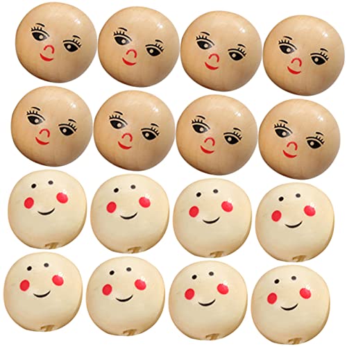 Gatuida 40Stücke Lächelnde Gesicht Holzperlen DIY Schmuckperlen für Jungen und Mädchen für Armbänder und Kreative Gatuida 40Stücke Lächelnde Gesicht Holzperlen DIY Schmuckperlen für Jungen und Mädchen für Armbänder und Kreative von Gatuida