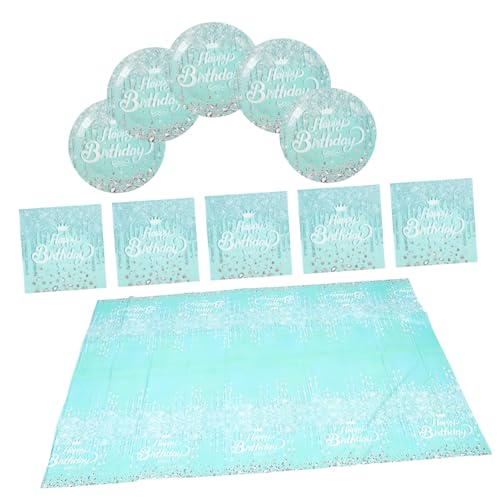 Gatuida 41pcs Alles Zum Geburtstag Partyzubehör Für Mädchen Kinder Geburtstagsdekorationen Glitzer Themat von Gatuida