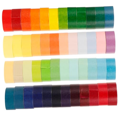 Gatuida 48 Rollen Bunte Washi Tapes Vielseitige Dekorative Klebebänder zum Basteln DIY Scrapbooking Planer Tagebuch Selbstklebend Rückstandslos Entfernbar Tragbar und Einfach zu Verwenden Gatuida 48 Rollen Bunte Washi Tapes Vielseitige Dekorative Klebebänder zum Basteln DIY Scrapbooking Planer Tagebuch Selbstklebend Rückstandslos Entfernbar Tragbar und Einfach zu Verwenden von Gatuida