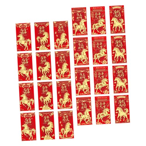 Gatuida 48 Stück Teiliges Chinesische Neujahr Umschläge Pferdejahr Rote Geldumschläge Papier mit Glückssymbolen für Frühlingsfest Hochzeit Geburtstag Vielseitig Verwendbar Gatuida 48 Stück Teiliges Chinesische Neujahr Umschläge Pferdejahr Rote Geldumschläge Papier mit Glückssymbolen für Frühlingsfest Hochzeit Geburtstag Vielseitig Verwendbar von Gatuida