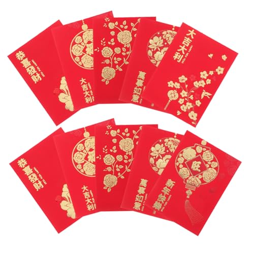Gatuida 48 Stück Teiliges Chinesische Rote Umschläge Jahr der Schlange Traditionelle Glücksgeldumschläge aus Papier mit Sicherem Verschluss Symbolisches Design für Neujahrsfeiern Gatuida 48 Stück Teiliges Chinesische Rote Umschläge Jahr der Schlange Traditionelle Glücksgeldumschläge aus Papier mit Sicherem Verschluss Symbolisches Design für Neujahrsfeiern von Gatuida