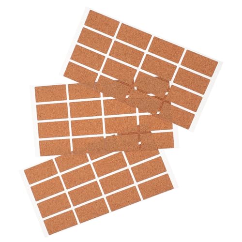 Gatuida 48 Stück Wasserdichte Kork etiketten Selbstklebende Wiederverwendbare Lebensmittel aufkleber für Haushaltsgefrierfach Kompakte Portable Blanko labels zum Beschriften und Gatuida 48 Stück Wasserdichte Kork etiketten Selbstklebende Wiederverwendbare Lebensmittel aufkleber für Haushaltsgefrierfach Kompakte Portable Blanko labels zum Beschriften und von Gatuida