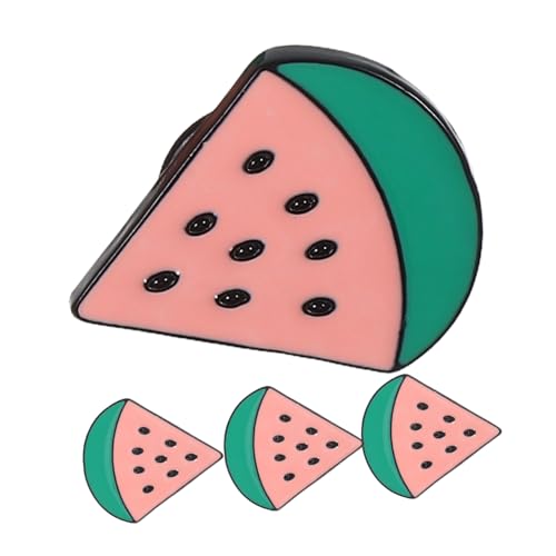 Gatuida 4pcs Sommerparty Wassermelon Brosche Stecknadel Für Frauen Süße Brosche Fruchtförmige Lappelstifte Für Kleidungskragen Clips Fruchtthema -partyzubehör Vorräte von Gatuida
