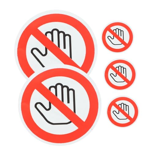 Gatuida 5 Blätter Aufkleber für Warnschilder Vorsichtsschild Warnhinweisschilder Bitte Zeichen nicht berühren Warnschilder für Sicherheitsmaschinen Verwenden Sie kein Handwarnzeichen Weiß Gatuida 5 Blätter Aufkleber für Warnschilder Vorsichtsschild Warnhinweisschilder Bitte Zeichen nicht berühren Warnschilder für Sicherheitsmaschinen Verwenden Sie kein Handwarnzeichen Weiß von Gatuida