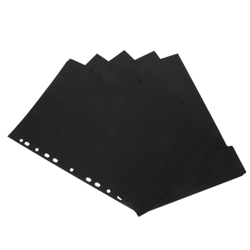 Gatuida 5 Blätter Index Trennblätter Teilig für Ringordner mit Löchern Robuste Schwarze Kartonseiten Effiziente Dokumentenorganisation für Notizbücher Berichte und Planer Gatuida 5 Blätter Index Trennblätter Teilig für Ringordner mit Löchern Robuste Schwarze Kartonseiten Effiziente Dokumentenorganisation für Notizbücher Berichte und Planer von Gatuida