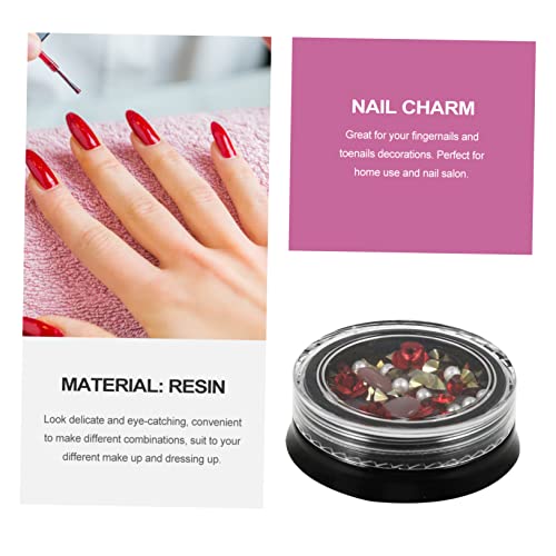 Gatuida 5 Boxen Blumige Nagelsteine Nail Charms Rhinestone Nail Art Zubehör für DIY Nägel Dekoration für Fingernägel Zehennägel und Kreative Bastelideen von Gatuida