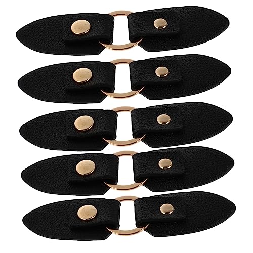 Gatuida 5 Paare Duffle Buttons PU Leder Knebelknöpfe für Mäntel und Jacken Strapazierfähige Toggle Verschlüsse für DIY Nähprojekte Schwarz Gatuida 5 Paare Duffle Buttons PU Leder Knebelknöpfe für Mäntel und Jacken Strapazierfähige Toggle Verschlüsse für DIY Nähprojekte Schwarz von Gatuida