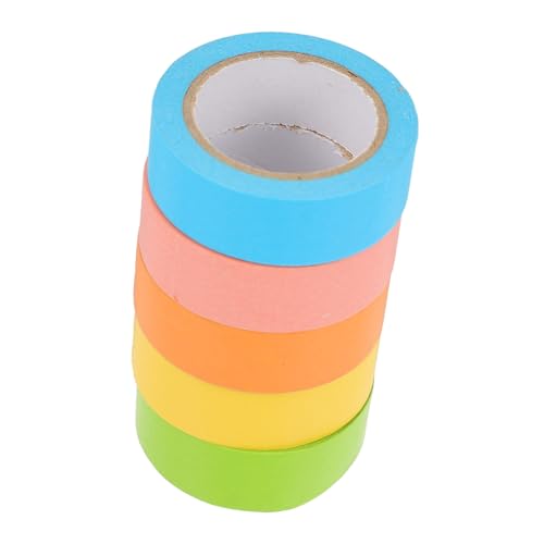 Gatuida 5 Rollen Buntes Washi Tape DIY Klebeband für Scrapbooking Geschenkverpackung Handgeschöpftes Sticker Dekor Journal Aufkleber Zufällige Farbe Zufällige Farbe Gatuida 5 Rollen Buntes Washi Tape DIY Klebeband für Scrapbooking Geschenkverpackung Handgeschöpftes Sticker Dekor Journal Aufkleber Zufällige Farbe Zufällige Farbe von Gatuida