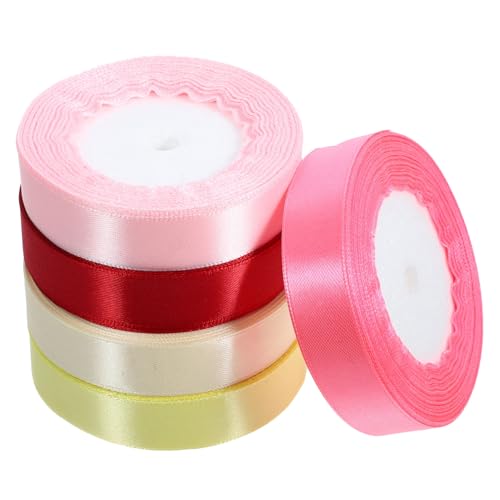 Gatuida 5 Rollen Satin Geschenkband Pastellfarben Geschenkverpackung Dekoband DIY Schleifenband für Geschenkkartons Blumensträuße und Kuchen Dekoration Gatuida 5 Rollen Satin Geschenkband Pastellfarben Geschenkverpackung Dekoband DIY Schleifenband für Geschenkkartons Blumensträuße und Kuchen Dekoration von Gatuida