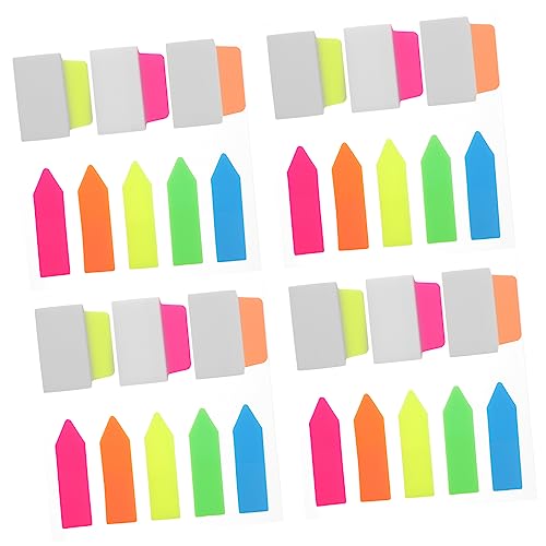 Gatuida 5 Sätze Bunte Selbstklebende Lesezeichen an Annotation Tabs für Bücher Praktische Index Tabs für Schule Büro und Zuhause für Notizen und Markierungen von Gatuida
