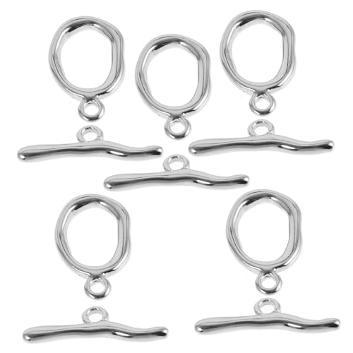 Gatuida 5 Sätze Ot Metallverschluss Goldplattierte Kupfer Ot Knebelverschlüsse Schmuckverbinder für Halsketten Armbänder Fußkettchen DIY Schmuckherstellung Zubehör von Gatuida
