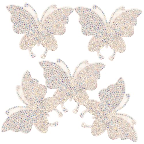 Gatuida 5 Stck Bling Schmetterling Strass Aufkleber Teiliges Selbstklebend Dekorativ Langlebig für Auto Glas Kleidung mit Funkelnden Kristallen Glitzerndes Design Gatuida 5 Stck Bling Schmetterling Strass Aufkleber Teiliges Selbstklebend Dekorativ Langlebig für Auto Glas Kleidung mit Funkelnden Kristallen Glitzerndes Design von Gatuida