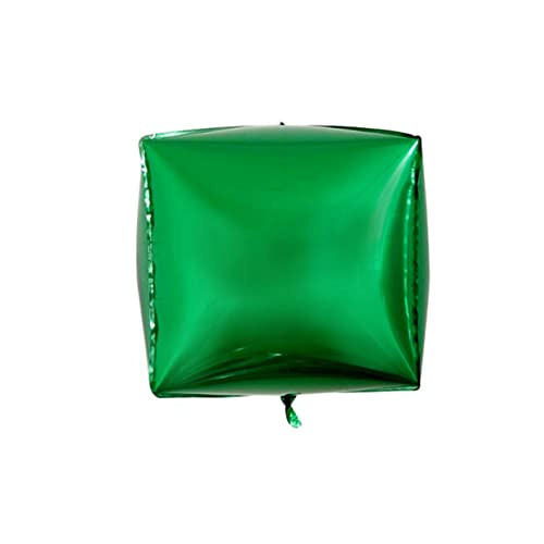 Gatuida 5 Stück 24 Ballon aus Aluminiumfolie Würfelballons Luftballons für Geburtstagsfeier Party zahlen luftballon geburtstag luftballons dekorationen Folienballon Aluminiumballons Green von Gatuida