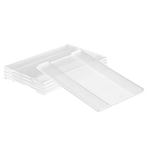 Gatuida 5 Stück Acryl Tischaufsteller Vielseitiger Displayschilder Halter für Menüs Preisschilder Werbung Restaurants Geschäften und Ausstellungen von Gatuida
