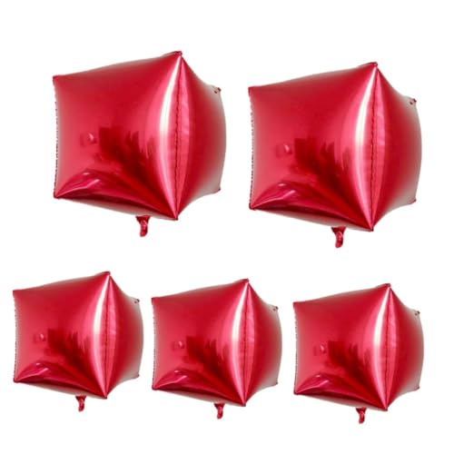 Gatuida 5 Stück Ballon aus Aluminiumfolie Partydekorationen Film für Geburtstagsdekoration Gold hochzeitsdeko quadratischer Ballon Geburtstagsballons aus Aluminium Aluminiumballons rot Gatuida 5 Stück Ballon aus Aluminiumfolie Partydekorationen Film für Geburtstagsdekoration Gold hochzeitsdeko quadratischer Ballon Geburtstagsballons aus Aluminium Aluminiumballons rot von Gatuida