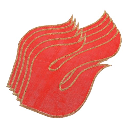 Gatuida 5 Stück Bügelflicken Feuer Flammen Gestickte Aufnäher zum Aufbügeln für Kleidung Jeans Taschen Reparatur Verzierung Gatuida 5 Stück Bügelflicken Feuer Flammen Gestickte Aufnäher zum Aufbügeln für Kleidung Jeans Taschen Reparatur Verzierung von Gatuida