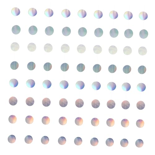 Gatuida 5 Stück Irideszierende Glitzer Girlanden mit Runden Punkten Flexible Partyhänger für Geburtstage Hochzeiten und Dekoration Einfache Montage Vielseitige Verwendung Gatuida 5 Stück Irideszierende Glitzer Girlanden mit Runden Punkten Flexible Partyhänger für Geburtstage Hochzeiten und Dekoration Einfache Montage Vielseitige Verwendung von Gatuida