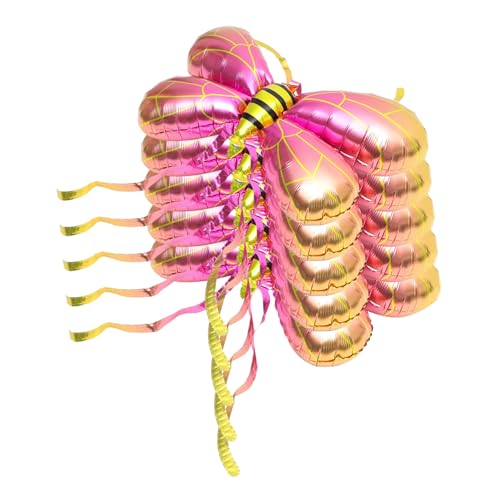 Gatuida 5 Stück Kostümflügelballon Mini-Ballon-Kuchenaufleger Inflator Spiral- hühner kinderknallzeug toy Bienenflügelballon weiblich Rollenspiel-Requisiten Aluminiumfolie Rosa Gatuida 5 Stück Kostümflügelballon Mini-Ballon-Kuchenaufleger Inflator Spiral- hühner kinderknallzeug toy Bienenflügelballon weiblich Rollenspiel-Requisiten Aluminiumfolie Rosa von Gatuida