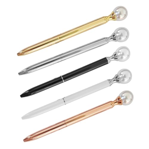 Gatuida 5 Stück Kugelschreiber Aus Metall Dekorative Stifte Lustige Stifte Für Erwachsene Stifte Aus Metall Hochzeit Stifte Ausgefallene Stifte Für Frauen Imitationsperlen Gatuida 5 Stück Kugelschreiber Aus Metall Dekorative Stifte Lustige Stifte Für Erwachsene Stifte Aus Metall Hochzeit Stifte Ausgefallene Stifte Für Frauen Imitationsperlen von Gatuida