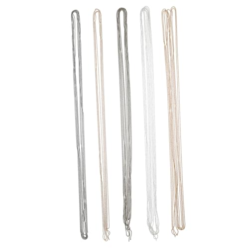 Gatuida 5 Stück Metall Kugelkette Verlängerungskette für Halsketten DIY Schmuck Schlüsselanhänger Vorhangzug Kettenverlängerung Verstellbar Robust Langlebig Gatuida 5 Stück Metall Kugelkette Verlängerungskette für Halsketten DIY Schmuck Schlüsselanhänger Vorhangzug Kettenverlängerung Verstellbar Robust Langlebig von Gatuida