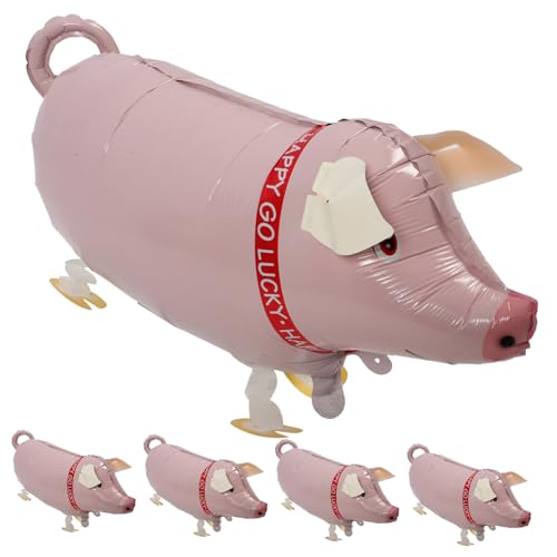 Gatuida 5 Stück Teiliges Aufblasbare Schweinchen Luftballons Niedliches Schweinemotiv Partydeko und Outdoor für Geeignet für Rollenspiele und Gruppenspiele Gatuida 5 Stück Teiliges Aufblasbare Schweinchen Luftballons Niedliches Schweinemotiv Partydeko und Outdoor für Geeignet für Rollenspiele und Gruppenspiele von Gatuida