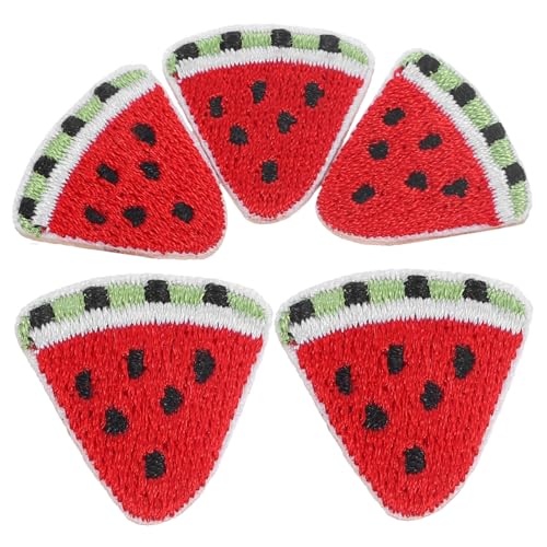 Gatuida 5 Stück Teiliges Bestickte Wassermelonen Patches zum Aufbügeln Fruchtige Applikationen für Jeans Jacken Kleidung Kreative DIY Flicken für Textildekoration Gatuida 5 Stück Teiliges Bestickte Wassermelonen Patches zum Aufbügeln Fruchtige Applikationen für Jeans Jacken Kleidung Kreative DIY Flicken für Textildekoration von Gatuida