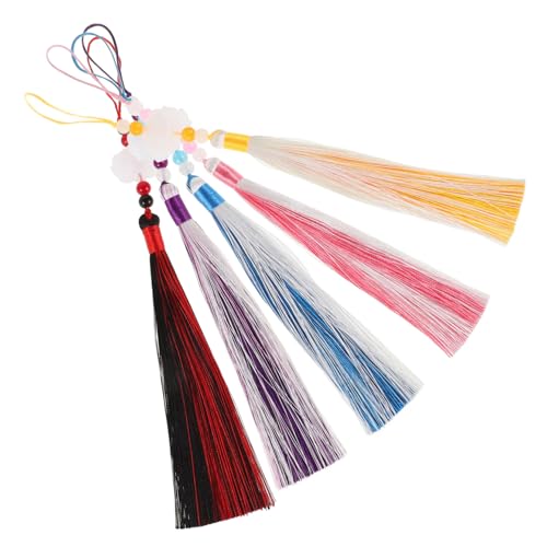 Gatuida 5 Stück Teiliges Chinesische Stil Hanfu Quaste Vintage Traditionelle Anhänger Lotus Vielseitig Tragbar Langlebig Elegant für Festliche Anlässe und Alltag Gatuida 5 Stück Teiliges Chinesische Stil Hanfu Quaste Vintage Traditionelle Anhänger Lotus Vielseitig Tragbar Langlebig Elegant für Festliche Anlässe und Alltag von Gatuida