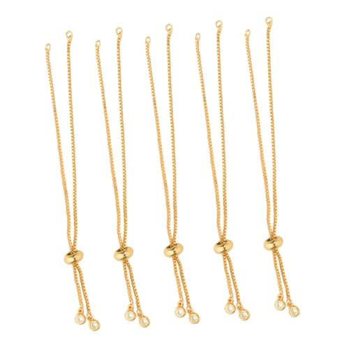 Gatuida 5 Stück Teiliges DIY Armband Verstellbarem Kupfer für Schmuckherstellung Geeignet für Frauen und Mädchen und Hautfreundlich von Gatuida