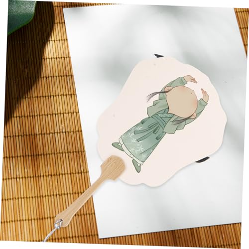 Gatuida 5 Stück Teiliges DIY Papierfächer mit Holzgriff Blanko Handfächer zum Bemalen Traditioneller Runder Fächer für Graffiti Malerei Basteln Dekoration Hochzeit und Bühnenrequisiten Gatuida 5 Stück Teiliges DIY Papierfächer mit Holzgriff Blanko Handfächer zum Bemalen Traditioneller Runder Fächer für Graffiti Malerei Basteln Dekoration Hochzeit und Bühnenrequisiten von Gatuida