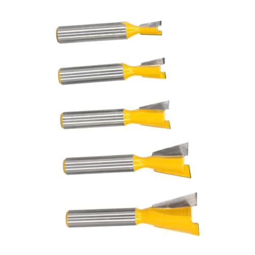 Gatuida 5 Stück Teiliges Dovetail Fräser mit Hitzebeständiger Beschichtung Scharfen Hartmetallklingen für Präzise Holzverbindungen Geeignet für Möbel und Dekorative Holzarbeiten Gatuida 5 Stück Teiliges Dovetail Fräser mit Hitzebeständiger Beschichtung Scharfen Hartmetallklingen für Präzise Holzverbindungen Geeignet für Möbel und Dekorative Holzarbeiten von Gatuida