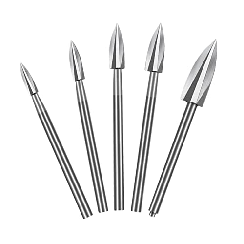 Gatuida 5 Stück Teiliges Holzbohrer Cnc Router Bits für Holzbearbeitung Holzschnitzerei Hohe Härte Schnelle Spanabnahme Kompatibel mit Rotationswerkzeugen für DIY und Möbelbau Gatuida 5 Stück Teiliges Holzbohrer Cnc Router Bits für Holzbearbeitung Holzschnitzerei Hohe Härte Schnelle Spanabnahme Kompatibel mit Rotationswerkzeugen für DIY und Möbelbau von Gatuida