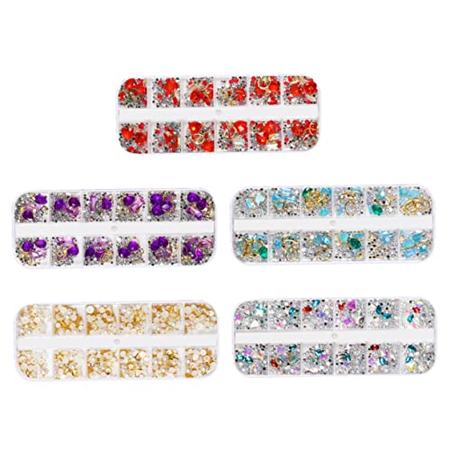 Gatuida 5 Stück Teiliges Maniküre Zubehör Set mit Strass und Perlen Kreative Nagelkunst Accessoires für DIY Maniküre für und Damen Vielseitig Einsetzbar für Professionelle und Private Gatuida 5 Stück Teiliges Maniküre Zubehör Set mit Strass und Perlen Kreative Nagelkunst Accessoires für DIY Maniküre für und Damen Vielseitig Einsetzbar für Professionelle und Private von Gatuida