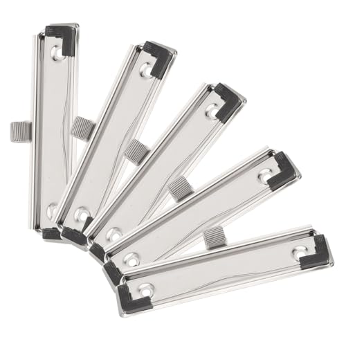 Gatuida 5 Stück Teiliges Metall Klemmbrett clips Montierbare Robuste Klemmen für Büro und Baustelle Vielseitig Einsetzbar Handlich und Langlebig für Dokumente und Berichte Gatuida 5 Stück Teiliges Metall Klemmbrett clips Montierbare Robuste Klemmen für Büro und Baustelle Vielseitig Einsetzbar Handlich und Langlebig für Dokumente und Berichte von Gatuida