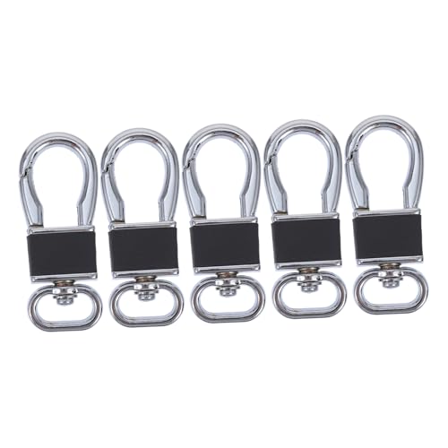 Gatuida 5 Stück Teiliges Metall Snap Haken Langlebige DIY Klaueverschluss Klipps Vielseitige Schlüsselring Karabiner für Handtaschen Ersatz Flexible Drehhaken für Taschenketten und von Gatuida