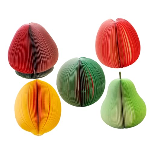 Gatuida 5 Stück Teiliges Obst Notizpapier Kompakte Abreißbare Memo Pads in Herzförmigen Designs Praktische Haftnotizen für Büro Schule und Haushalt Rückstandsfrei Haftend Buntes Gatuida 5 Stück Teiliges Obst Notizpapier Kompakte Abreißbare Memo Pads in Herzförmigen Designs Praktische Haftnotizen für Büro Schule und Haushalt Rückstandsfrei Haftend Buntes von Gatuida