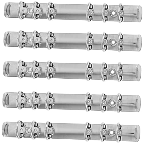 Gatuida 5 Stück Teiliges Ringbuch Ersatzmechanismus aus Rostfreiem Schließbare Binder Ringe für Lose Leichtes Planer Zubehör für Büro Schule DIY Notizbuch Organizer von Gatuida
