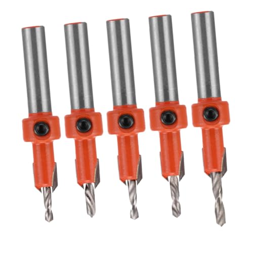 Gatuida 5 Stück Teiliges Senkbohrer Set Holzbohrer mit Legiertem Kopf Präzise Senkbohrer für Holzarbeiten Verschleißfestes Stufenbohrer Set für Professionelle Holzbearbeitung Gatuida 5 Stück Teiliges Senkbohrer Set Holzbohrer mit Legiertem Kopf Präzise Senkbohrer für Holzarbeiten Verschleißfestes Stufenbohrer Set für Professionelle Holzbearbeitung von Gatuida