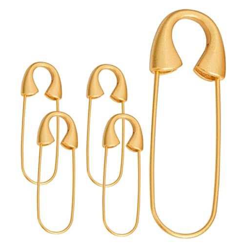 Gatuida 5 Stück Teiliges Sicherheitsnadeln für DIY Schmuck und Bastelarbeiten Metall Broschenstecker für Kleidung Namensschilder und Corsagen Langlebig und Gatuida 5 Stück Teiliges Sicherheitsnadeln für DIY Schmuck und Bastelarbeiten Metall Broschenstecker für Kleidung Namensschilder und Corsagen Langlebig und von Gatuida