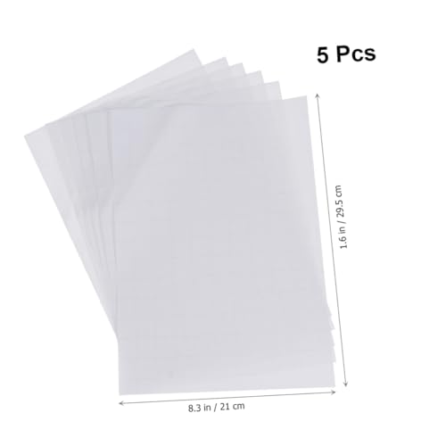 Gatuida 5 Stück Teiliges Sublimations Transferpapier für Helle Stoffe Schnelltrocknend Hohe Farbbrillanz Geeignet für Shirts von Gatuida